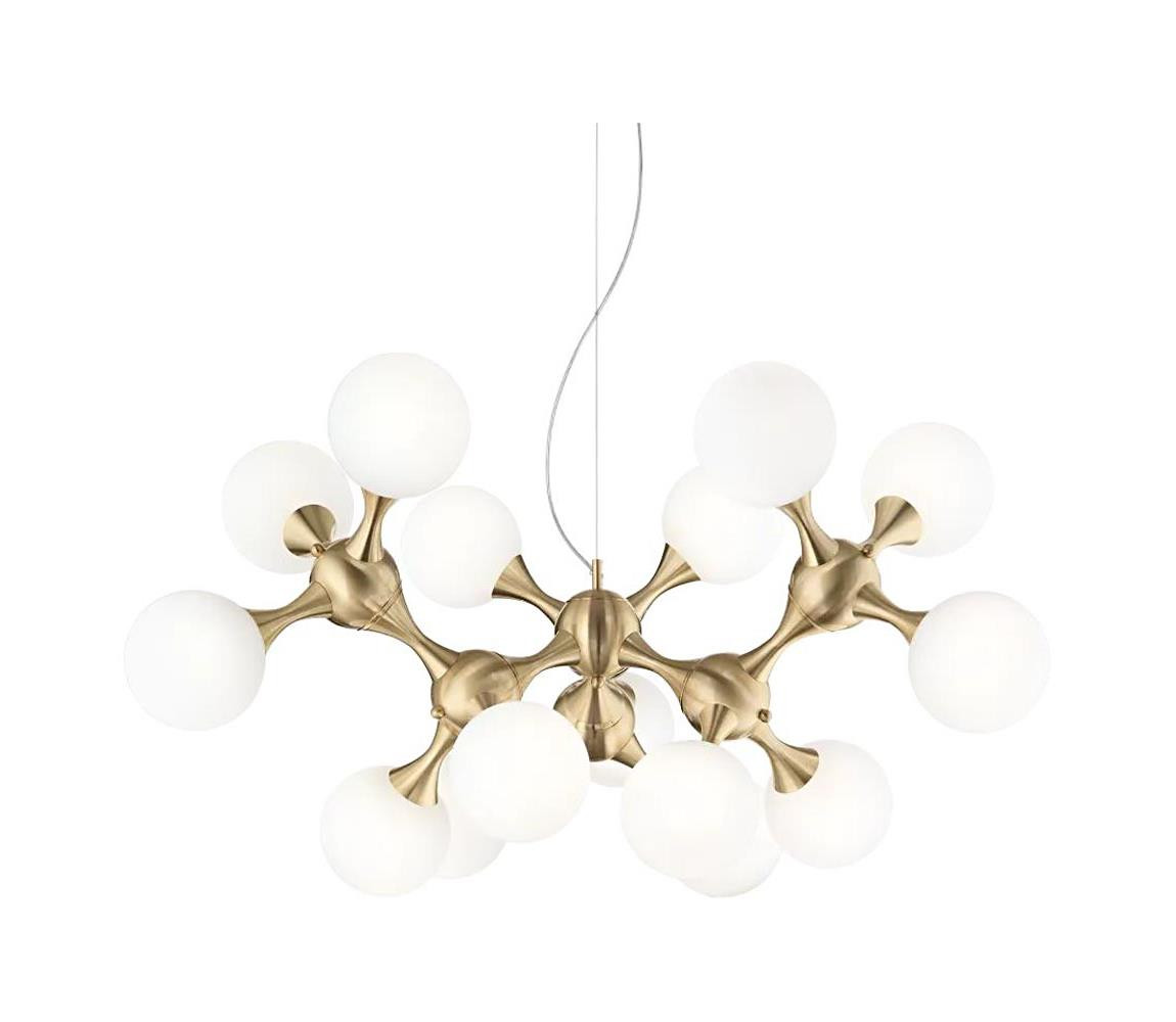 Ideal Lux Ideal Lux - Lustr na lanku NODI 15xE14/28W/230V mosaz