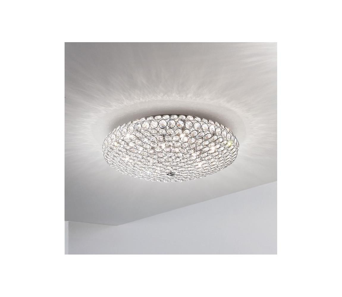 Ideal Lux Ideal Lux - LED Křišťálové stropní svítidlo KING 5xG9/3W/230V pr. 38 cm chrom