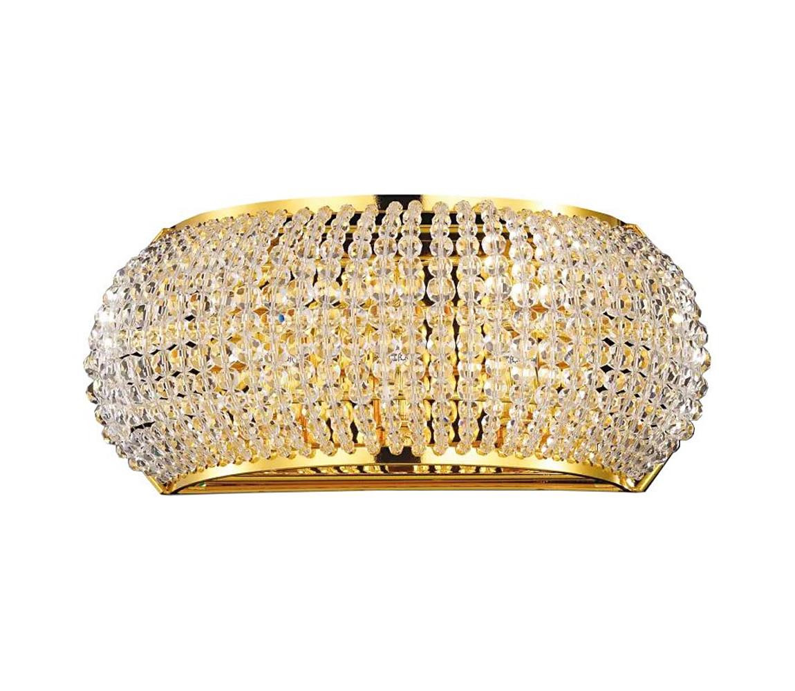 Ideal Lux Ideal Lux - LED Křišťálové nástěnné svítidlo PASHA 3xG9/3W/230V zlatá