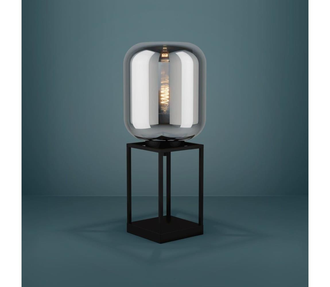 Eglo Eglo 39988 - Stolní lampa BULCIAGO 1xE27/40W/230V kouřová