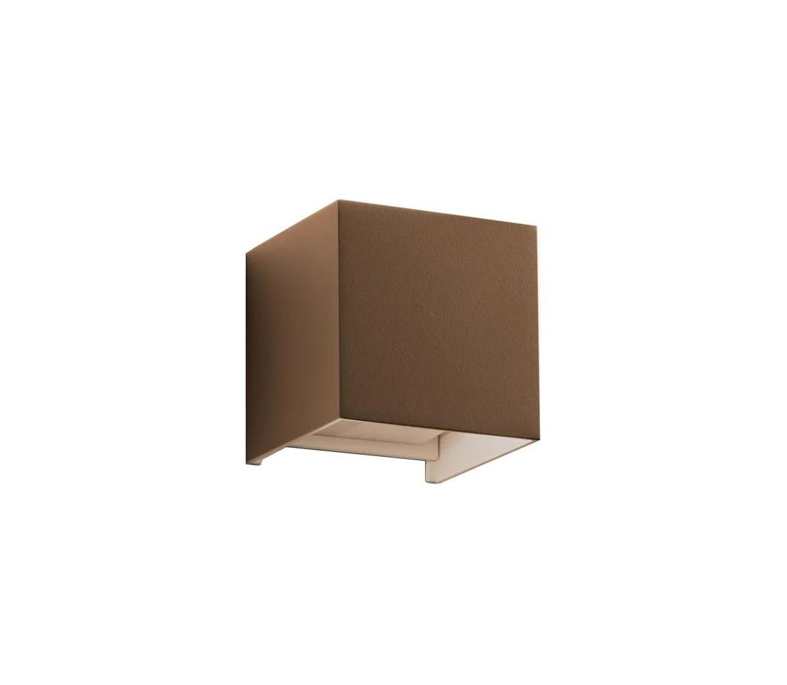 Ideal Lux Ideal Lux - LED Venkovní nástěnné svítidlo ATOM LED/12W/230V IP54 hnědá