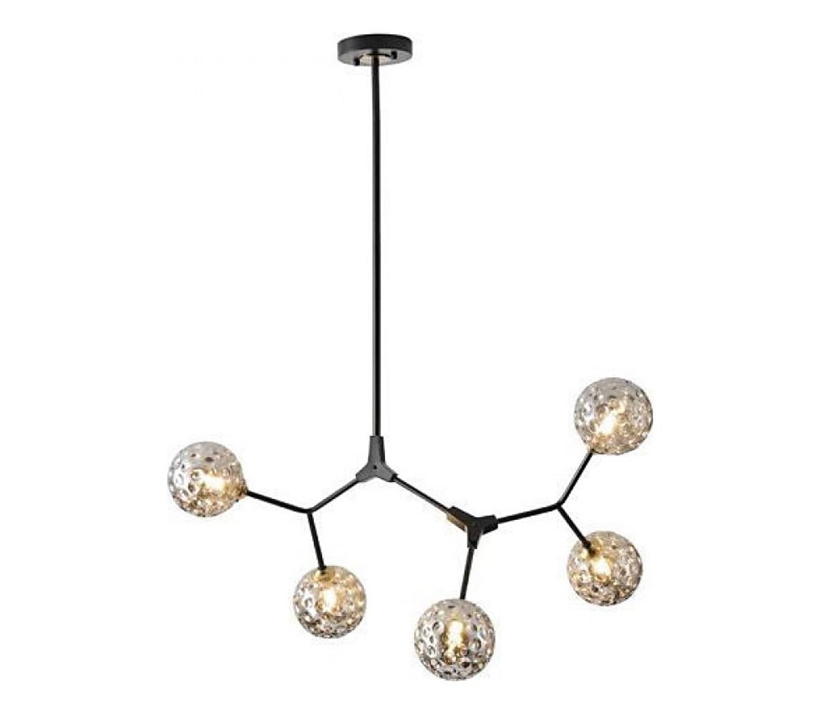 Eurolamp Lustr na tyči 5xG9/15W/230V šedá