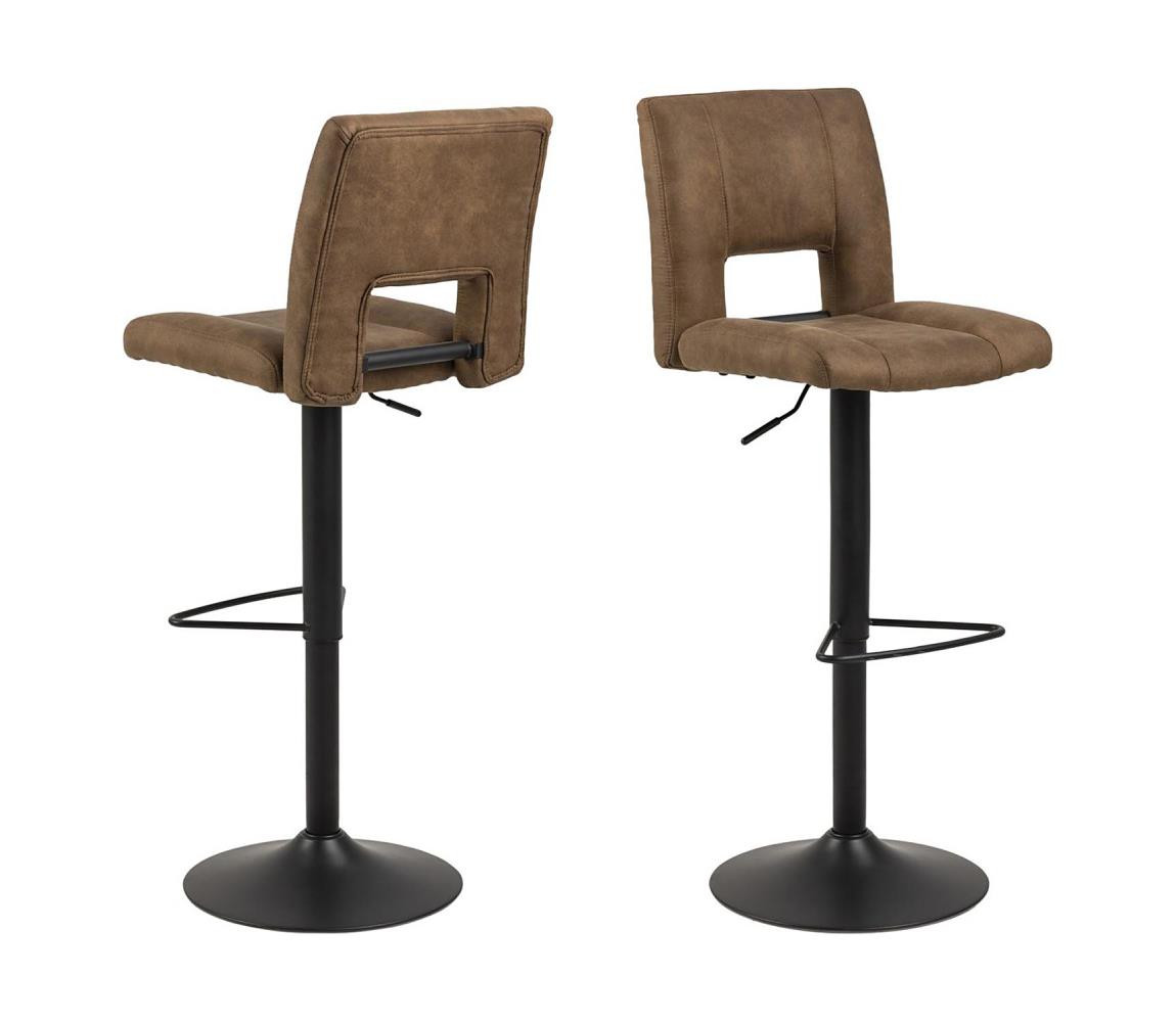 Actona Barová židle SERENA 2 ks světle hnědá