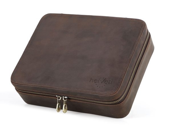 Kožené pouzdro na hodinky Helveti