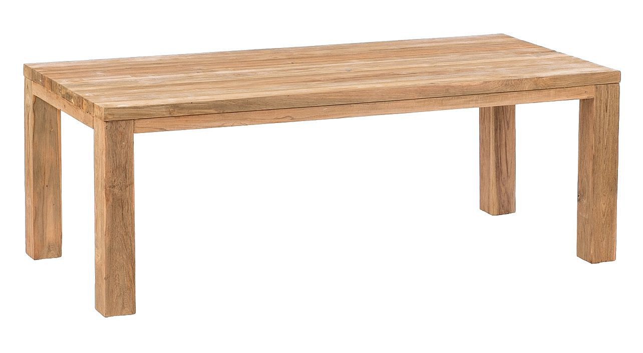 DEOKORK Teakový stůl FLOSS RECYCLE 180 × 90 × 78 cm