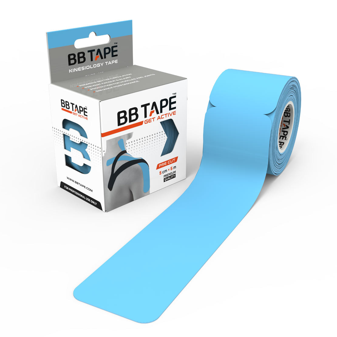 Kineziologický tejp BB Tape předsekaný