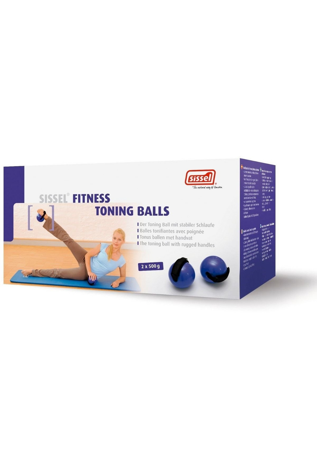 Posilovací míč Sissel Fitness Toning ball Hmotnost: 0,5 kg