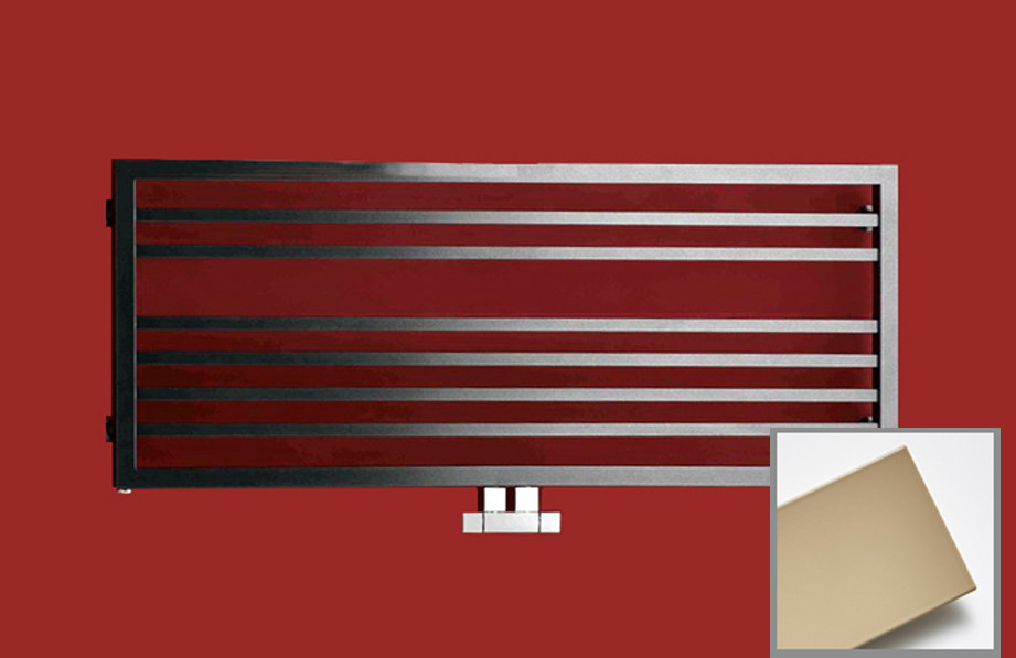 P.M.H PMH Avento Frame AVFLGB koupelnový radiátor 905x480 mm - šedobéžová lesk (P.M.H.)