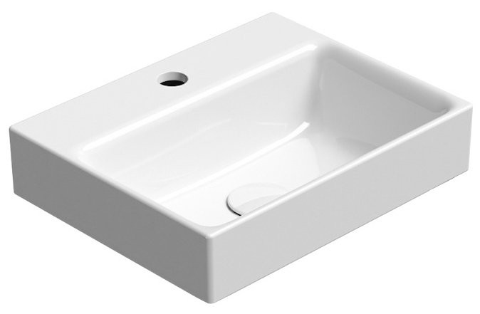 GSI NUBES keramické umývátko 40x32cm, bílá ExtraGlaze