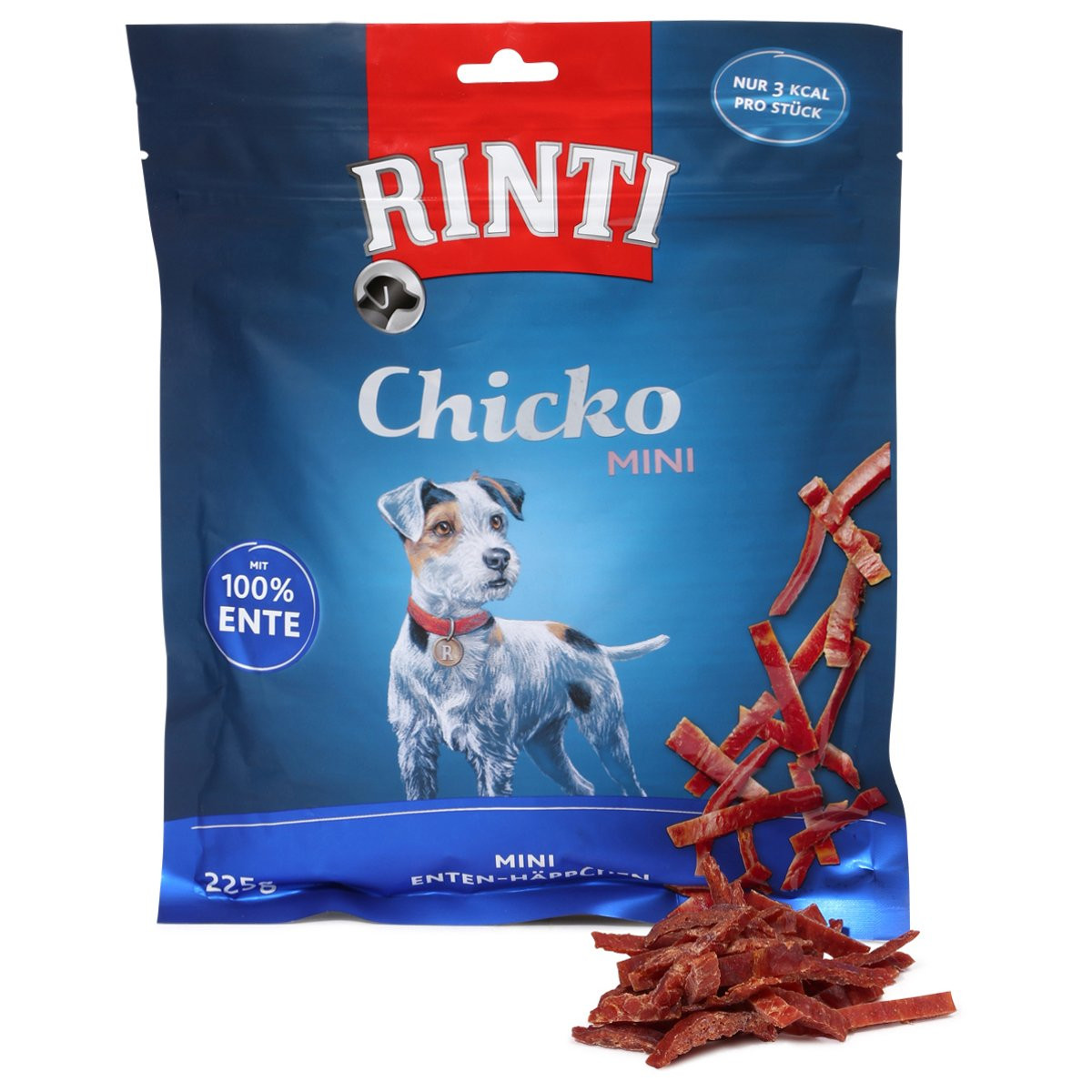 RINTI Extra Chicko Mini malé kousky kachního masa 225 g