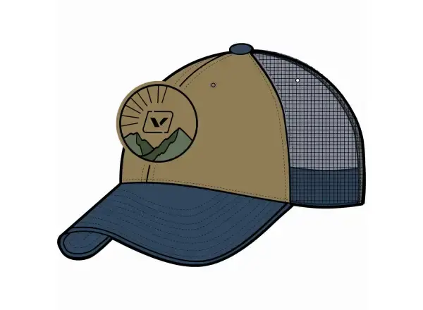 Viking Hat kšiltovka brown/navy vel. UNI