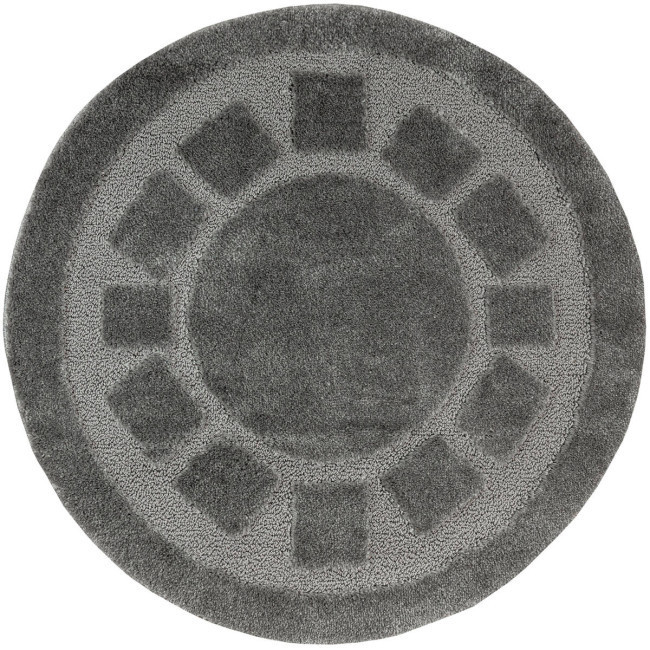 Koupelnový kobereček Ocean šedý kruh