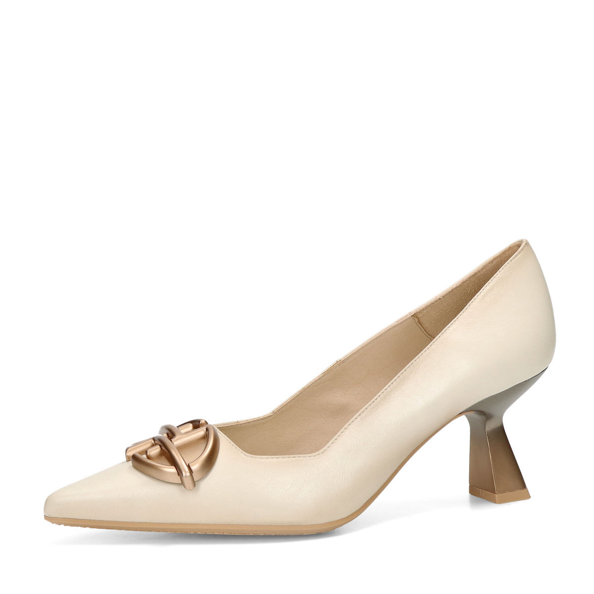 Hispanitas dámské kožené lodičky - béžové - 36