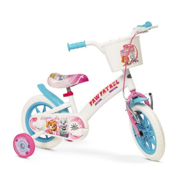 Toimsa Dětské kolo Tlapková patrola bílo/růžové 12