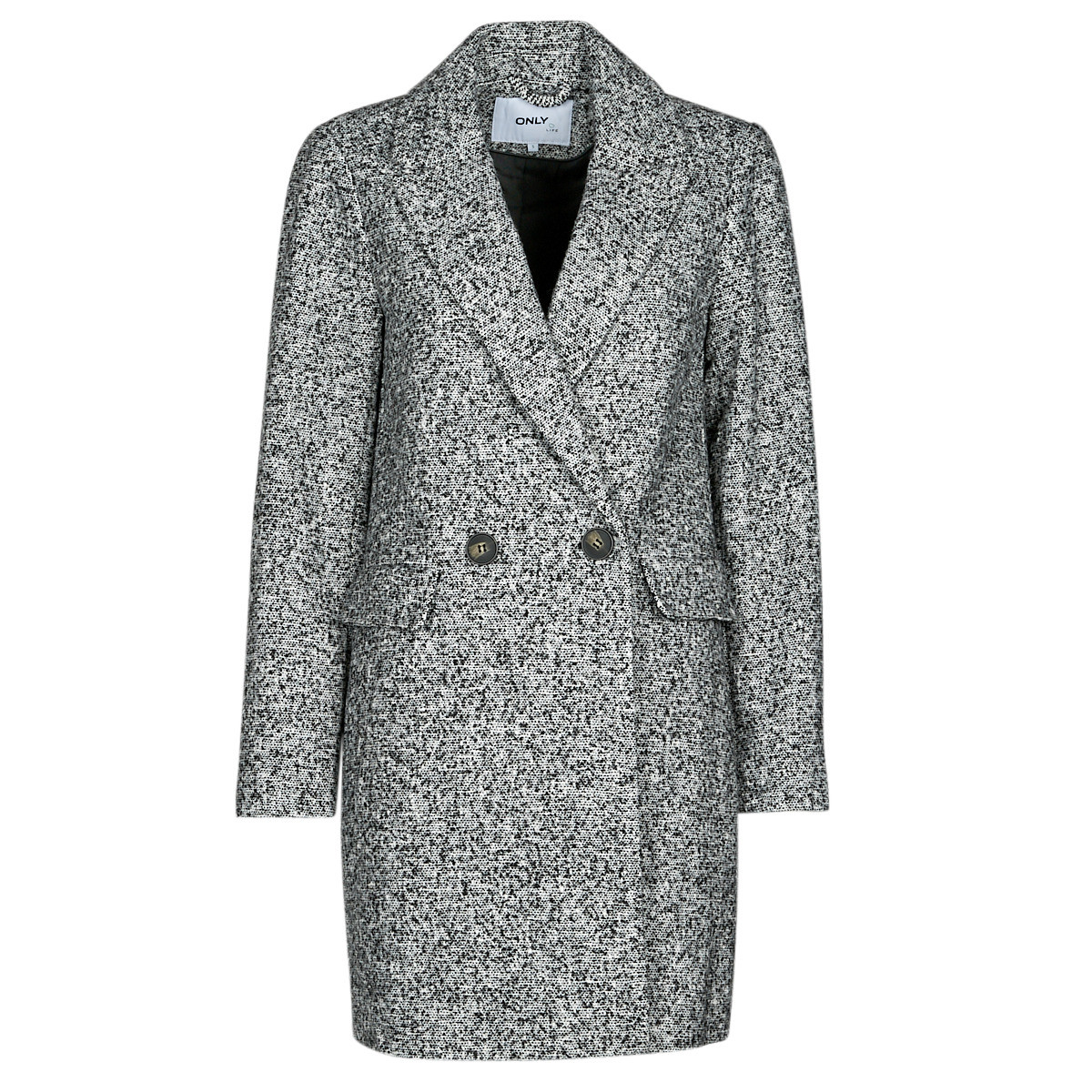 Only  ONLSELENA MINNA LIFE WOOL COAT SP CC OTW  Šedá