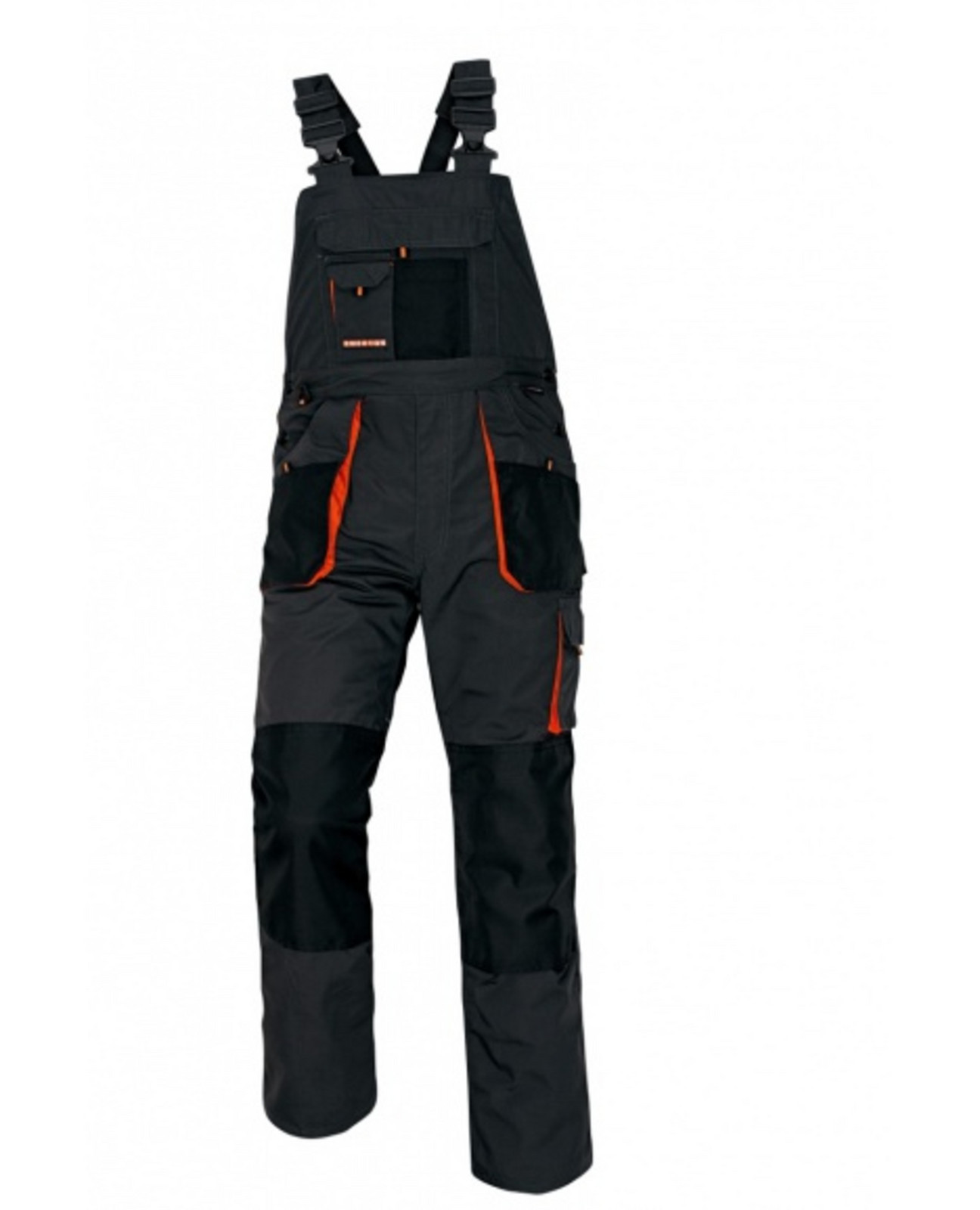 Cerva EMERTON Kalhoty pracovní s laclem černá 46 46