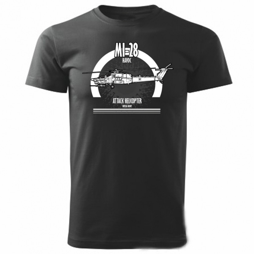 Triko Striker Vrtulník MI-28 HAVOC - černé, XL