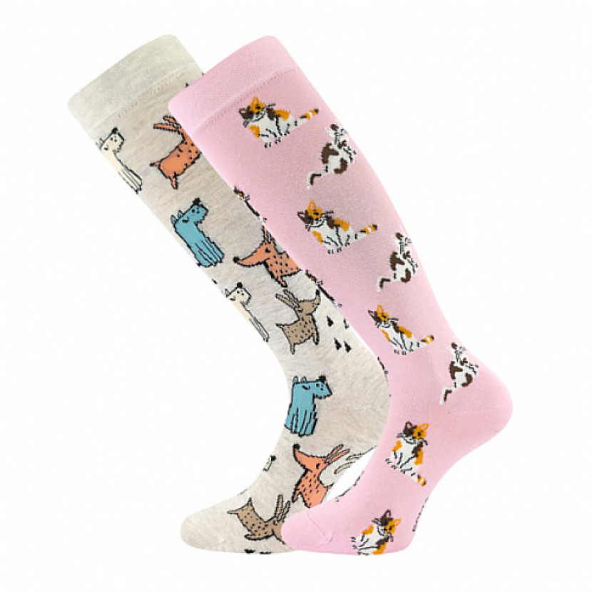 Podkolenky dětské Boma Bivoj 16 Mix - béžové-růžové, 30-34