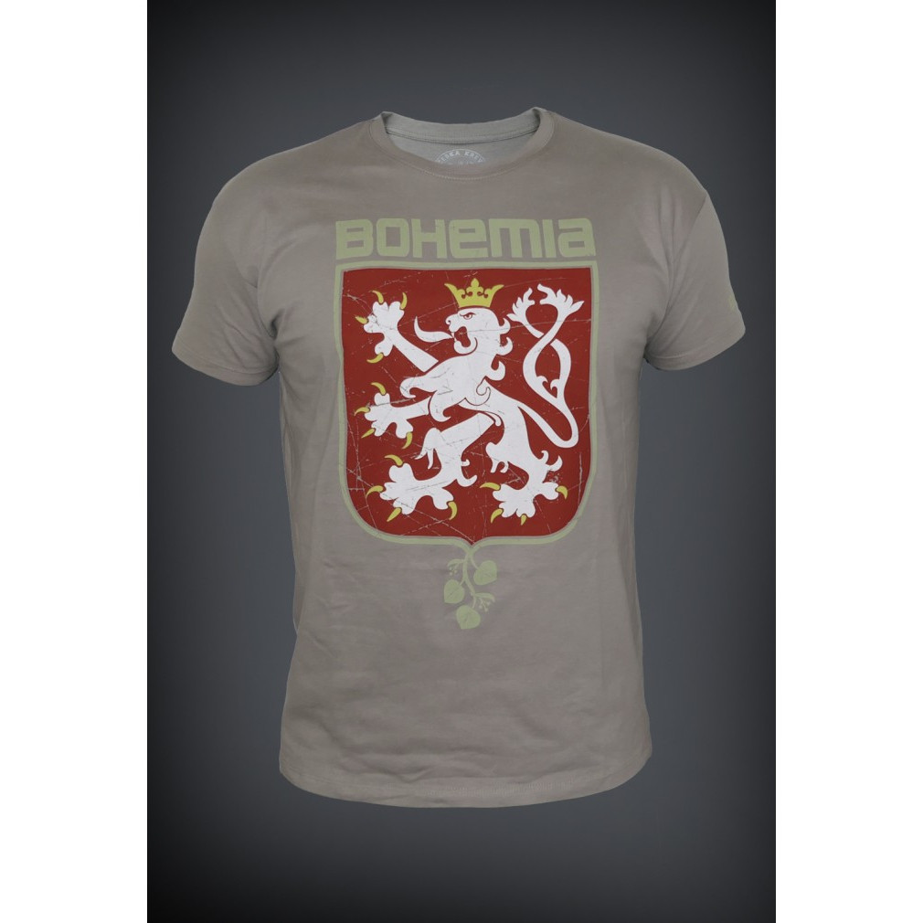Triko pánské Česká krev Bohemia - béžové, XXL