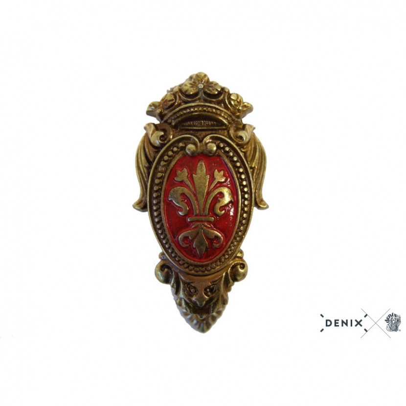 Držák na pistole mosazný Denix Spear - zlatý