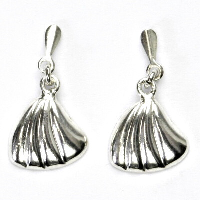 Stříbrné náušnice, náušnice ze stříbra, visací náušnice na puzetu, 1,91 g