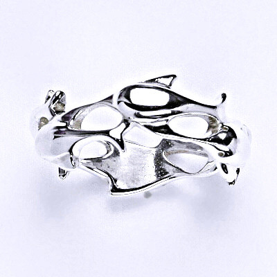 Stříbrný prstýnek, prsten ze stříbra, váha 5,71 g