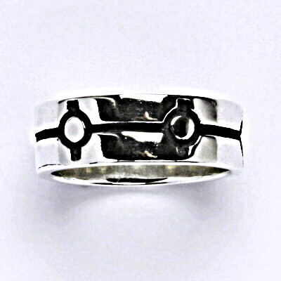 Stříbrný prsten s patinou,prsten ze stříbra,váha 7,29g