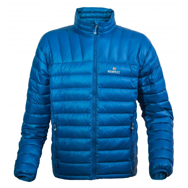 Warmpeace Ultralehká pánská péřová bunda Warmpeace Drago Petrol