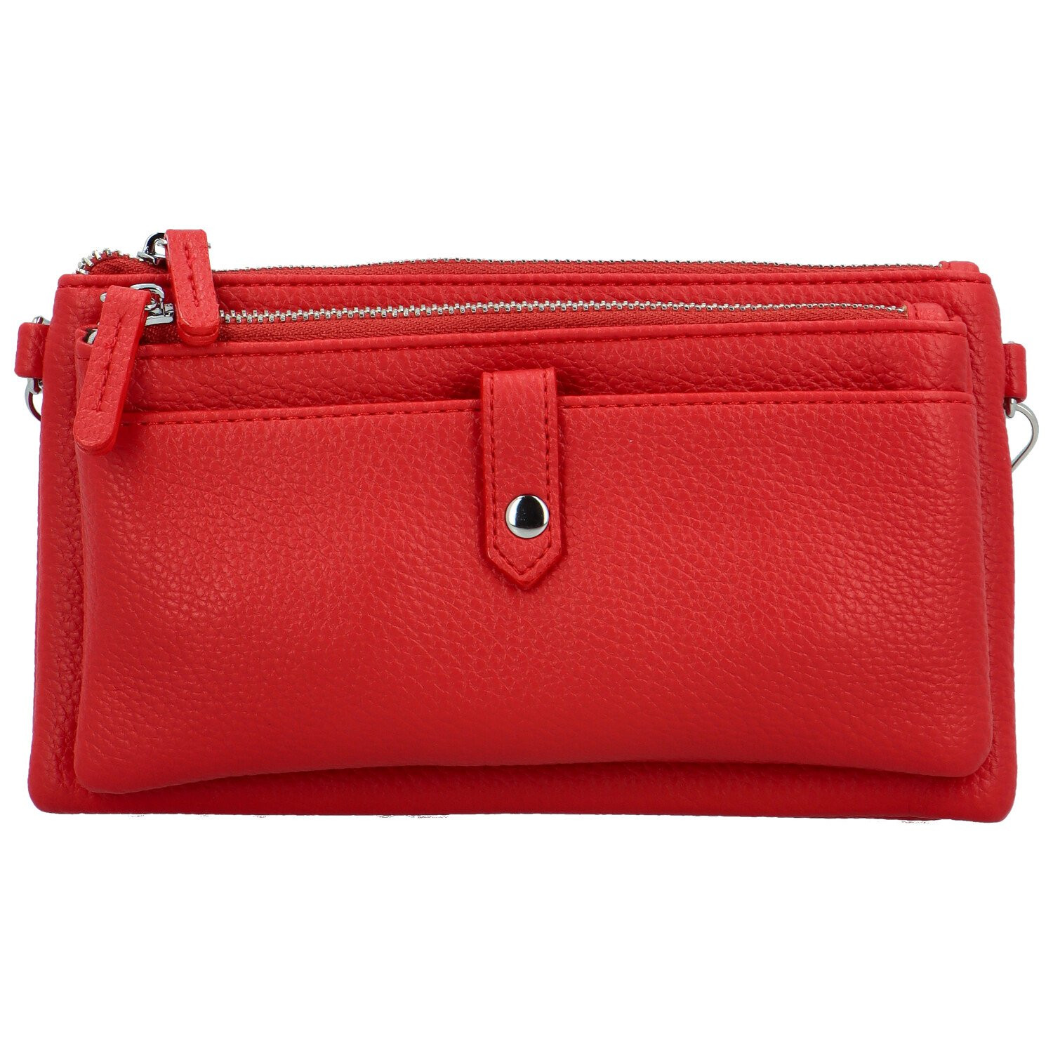 Stylová malá crossbody kabelka Perlla new, červená