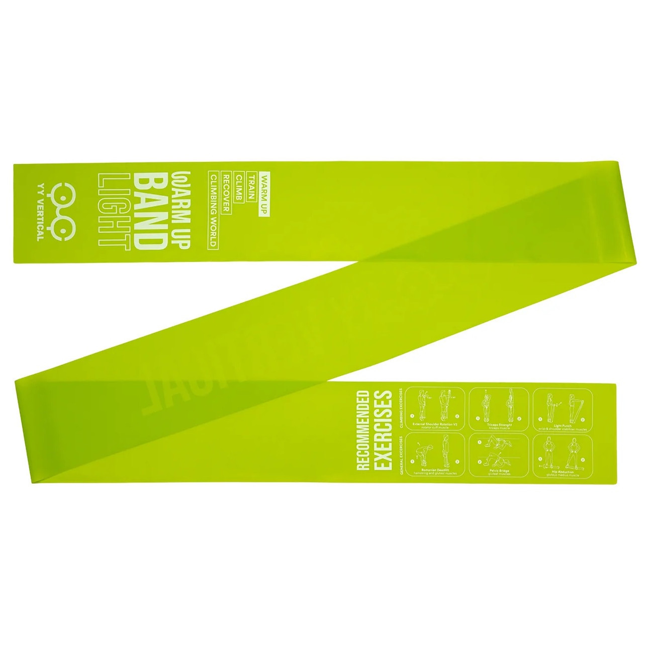 Posilovací guma YY VERTICAL Warm Up Band Green Easy Barva: zelená