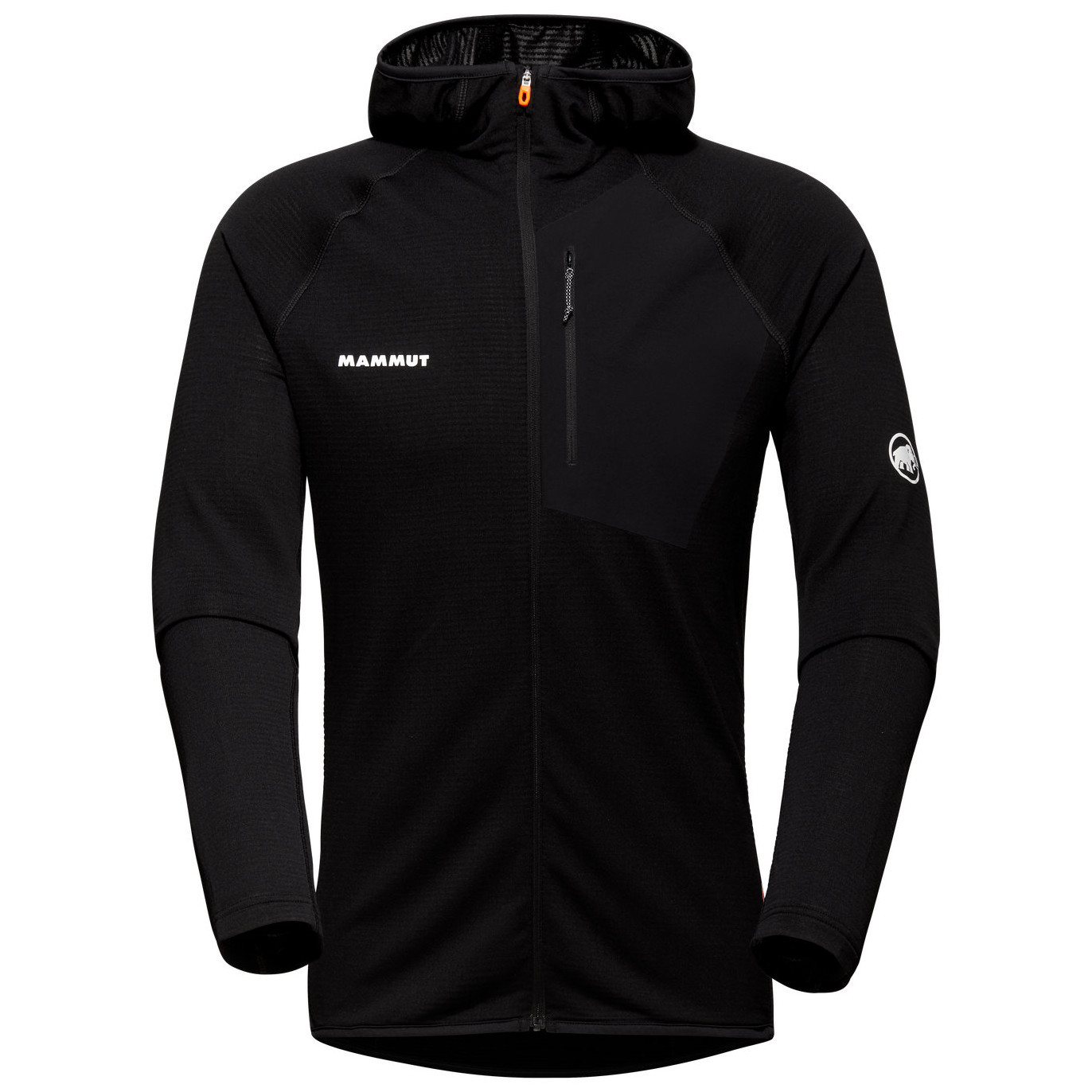 Pánská funkční mikina Mammut Aenergy Light ML Hooded Jacket Velikost: M / Barva: černá