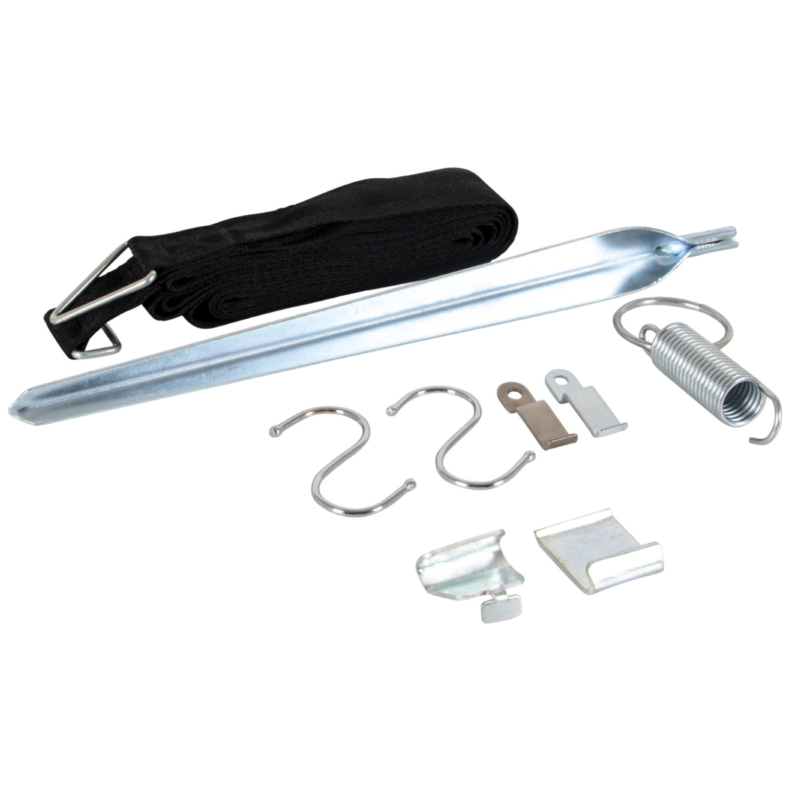 Popruhy Bo-Camp Strap set for cassette univ Barva: černá/stříbrná