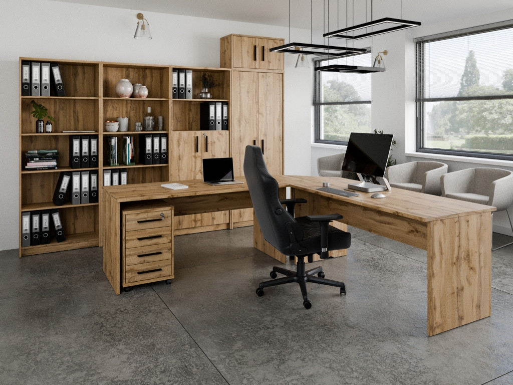 Kancelářská sestava NEJBY GIANNI 2, dub wotan