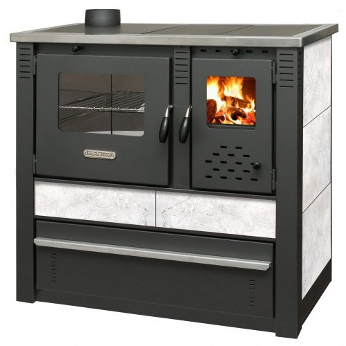 PROTERMO sporák na tuhá paliva PANONIA - L - bílý (II. Jakost)