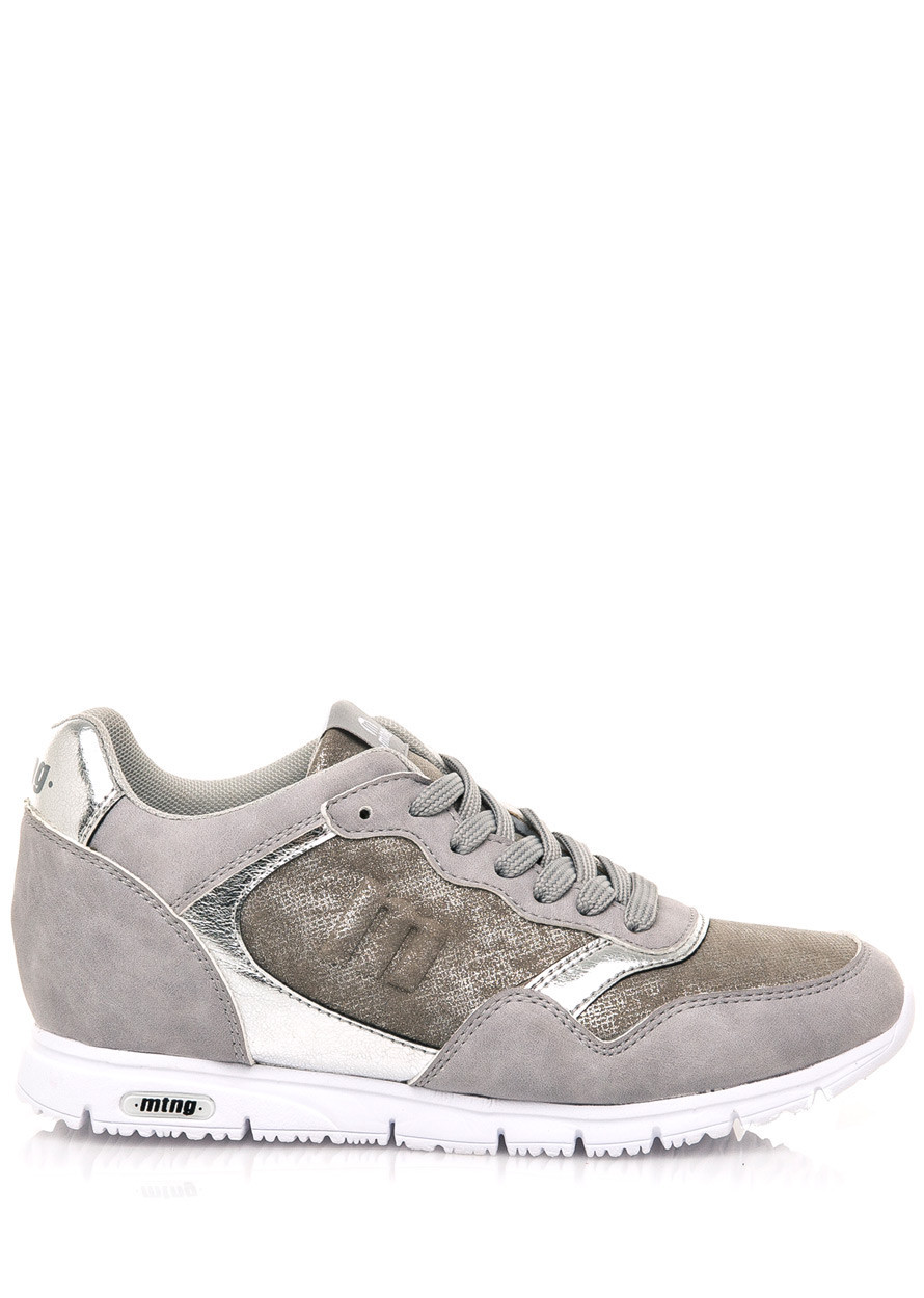 Šedé tenisky s mírným klínkem MTNG Velikost: 40