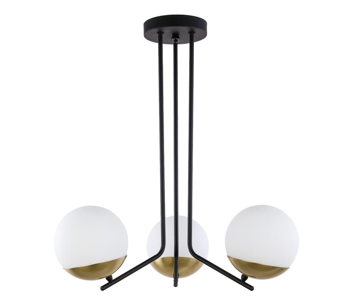 Jupiter Jupiter 1719 - Lustr na tyči SANTA 3xE14/40W/230V mosaz