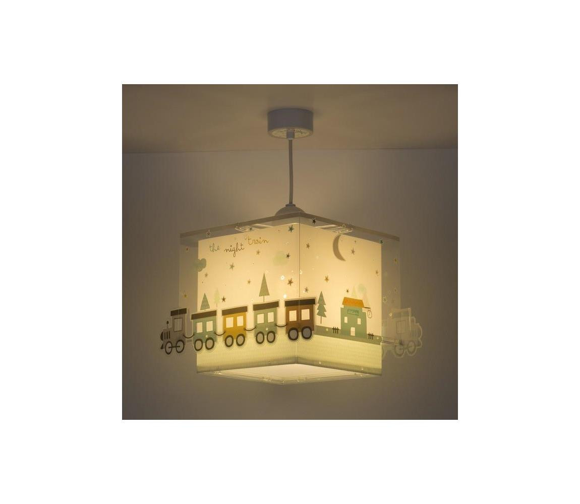 Dalber Dalber D-63532 - Dětský lustr TRAIN 1xE27/60W/230V