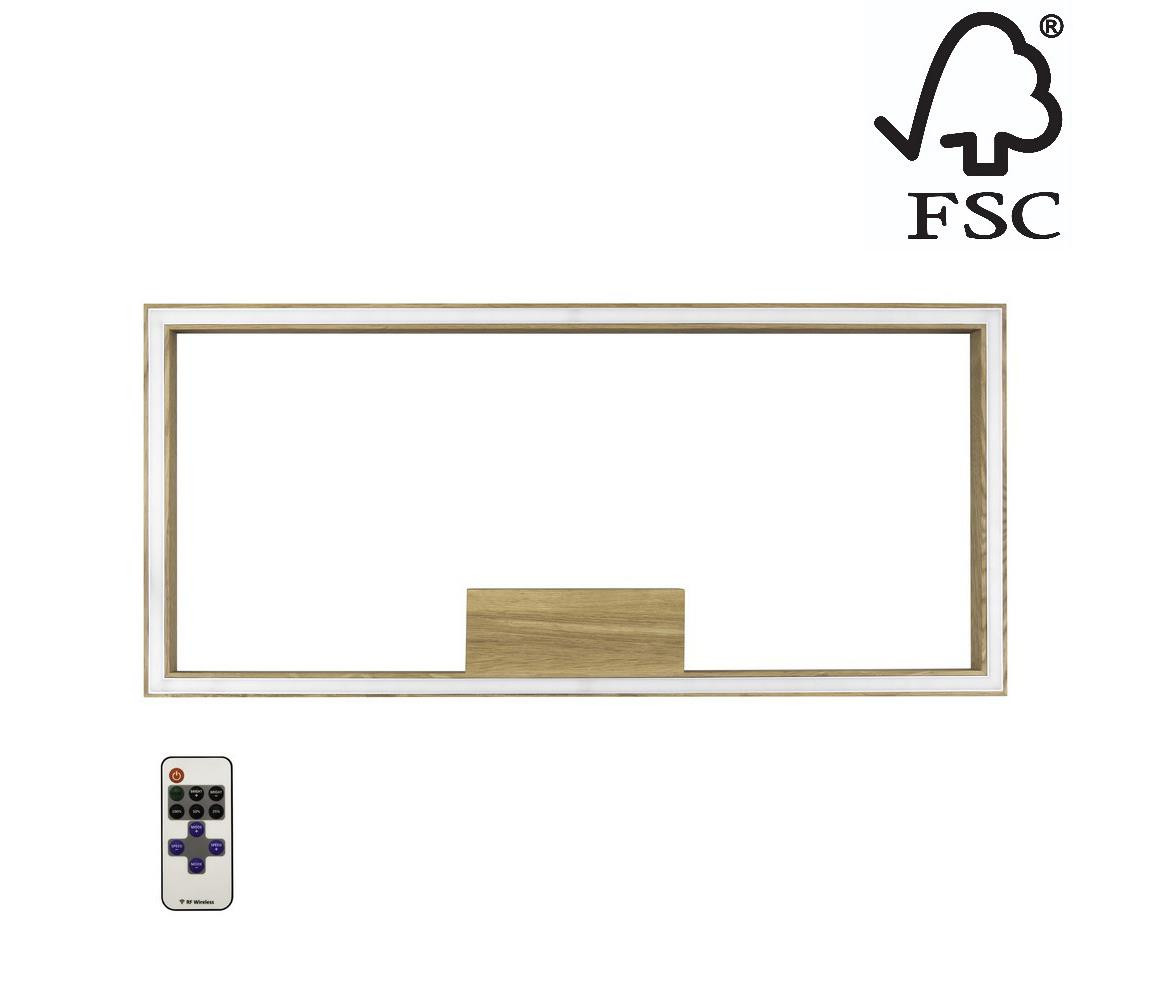 91401174 - LED Stmívatelné svítidlo RAMME LED/34W/230V + DO matný dub