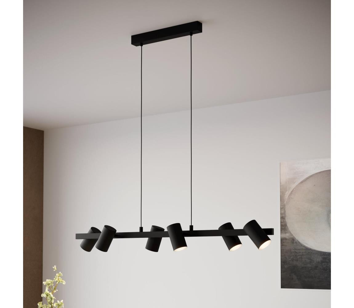 Eglo Eglo 99464 - Lustr na lanku GATUELA 6xE14/25W/230V