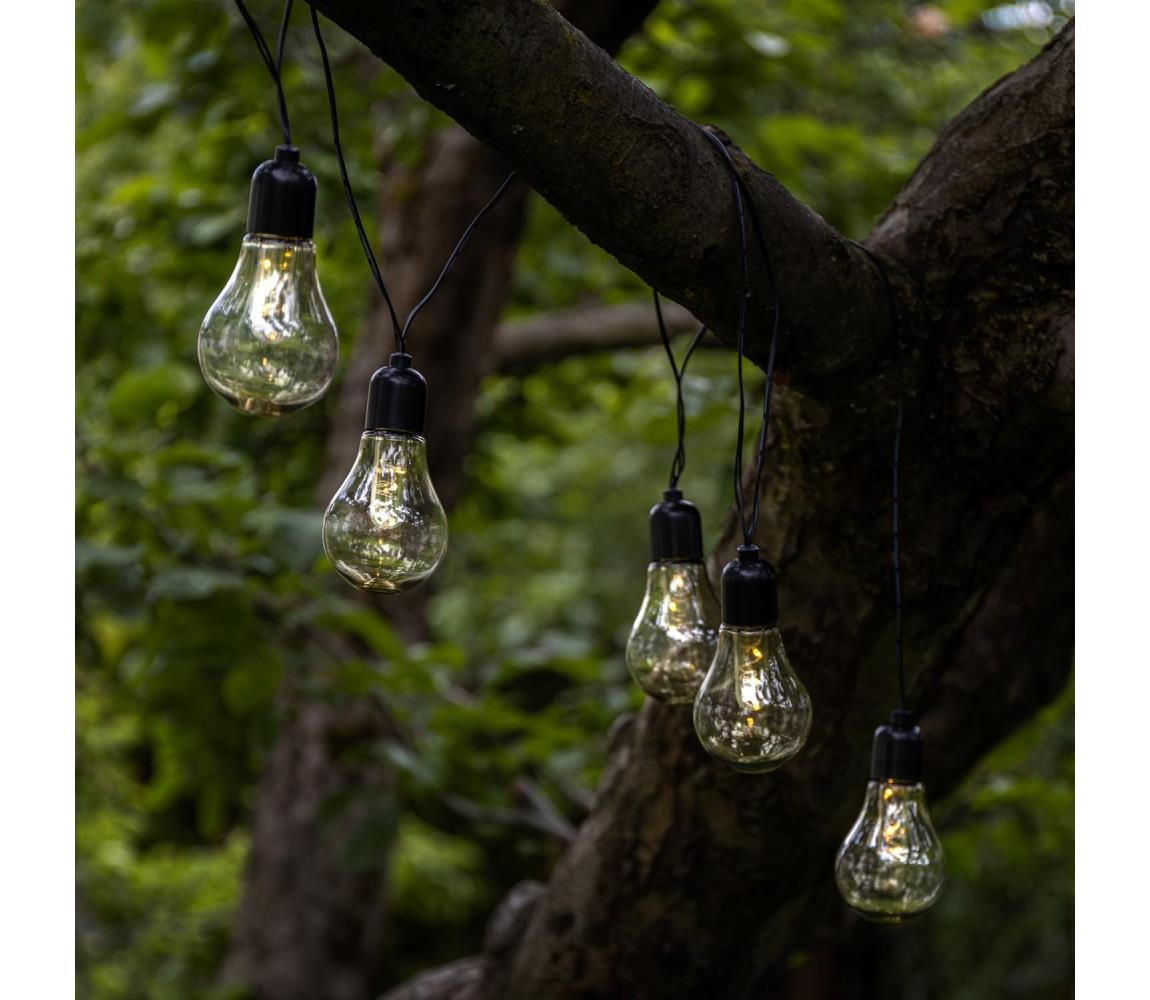 Eglo Eglo 900299 - LED Venkovní dekorační řetěz LIBISA 10xLED/0,06W/3V IP44