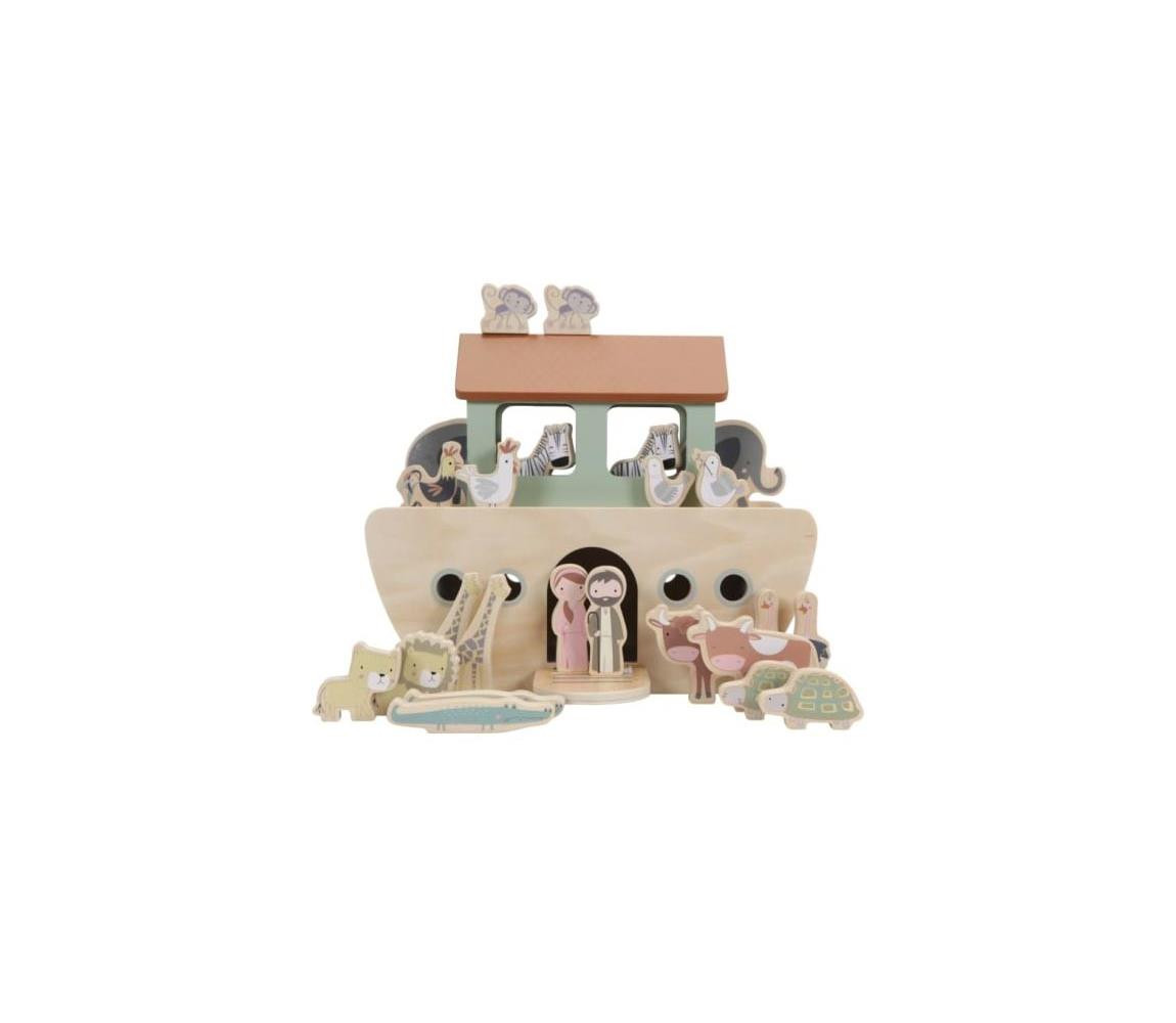 Little Dutch Little Dutch - Dřevěná Noemova archa s příslušenstvím