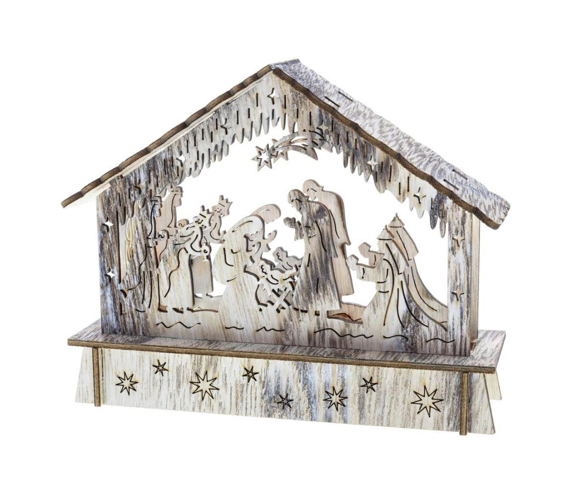 - LED Vánoční dekorace 6xLED/2xAA teplá bílá