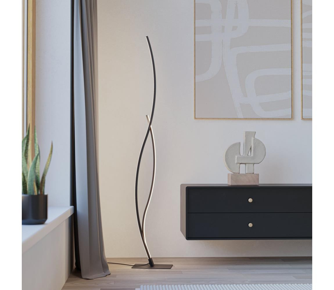 Eglo Eglo 901209 - LED Stojací lampa GRISOLIA LED/20W/230V 4000K černá