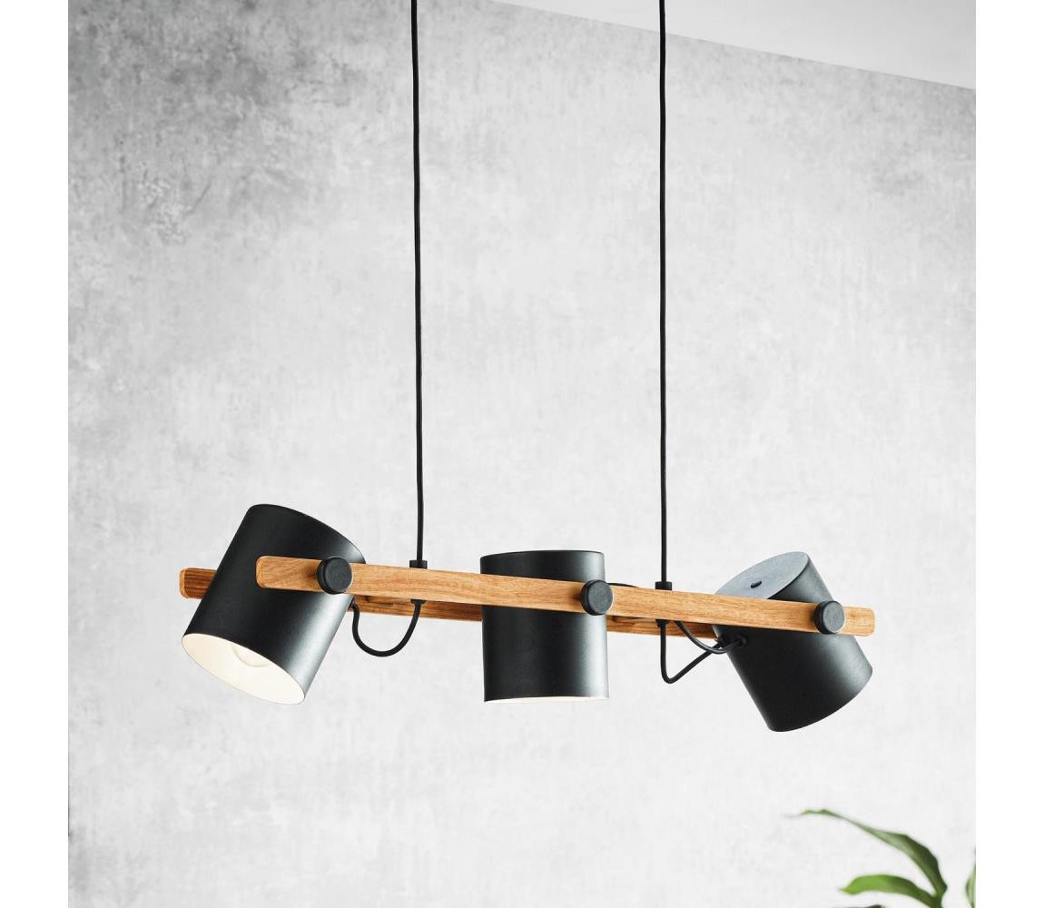 Eglo Eglo 43045 - Lustr na lanku HORNWOOD 3xE27/60W/230V