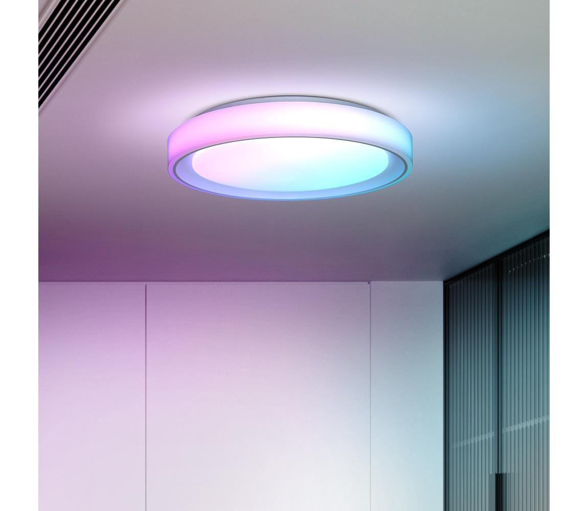 WO8015 - LED RGB Stm. str. svítidlo FLOCO LED/30W/230V+RGB/6W+DO pr.40cm