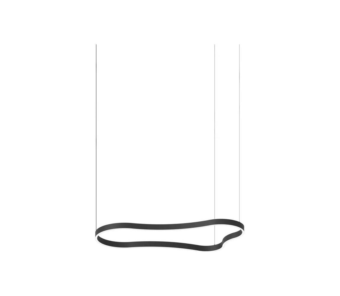 Ideal Lux Ideal Lux - LED Lustr na lanku WAVES LED/45W/230V CRI 90 černá