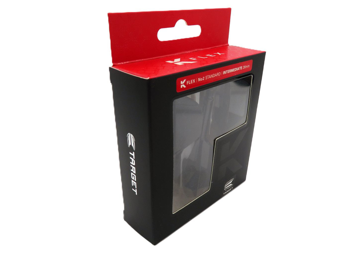 Target K-Flex černé, No2 letky a střední násadky na šipky