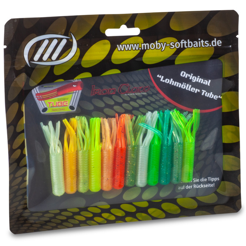 Moby Tube nástraha Green Purple Flakes 9cm 8ks-8046700