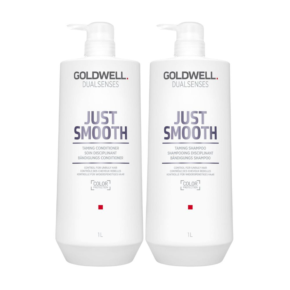 GOLDWELL Goldwell Dualsenses Just Smooth Sada pro nepoddajné a krepaté vlasy