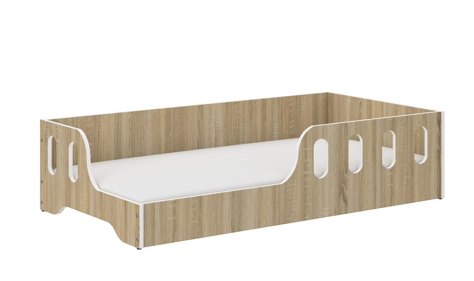 Dětská postel MONTESSORI COCO 140 x 70 cm, Sonoma Orientace: Pravé provedení